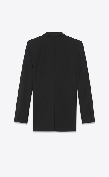 Tube tuxedo jacket in grain de poudre Saint Laurent